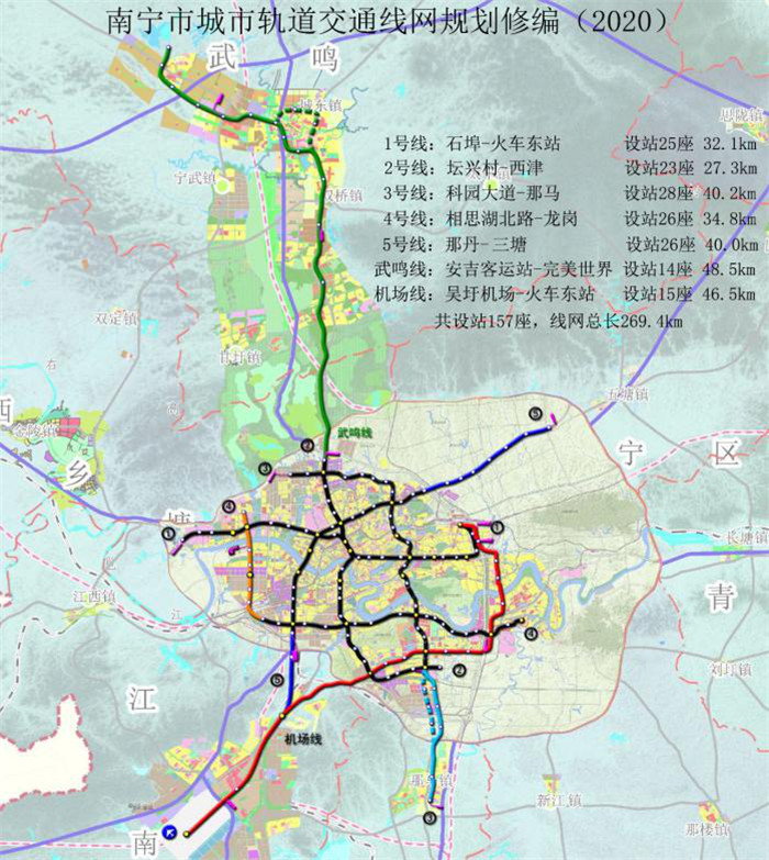 南宁市最新道路规划图深度解读