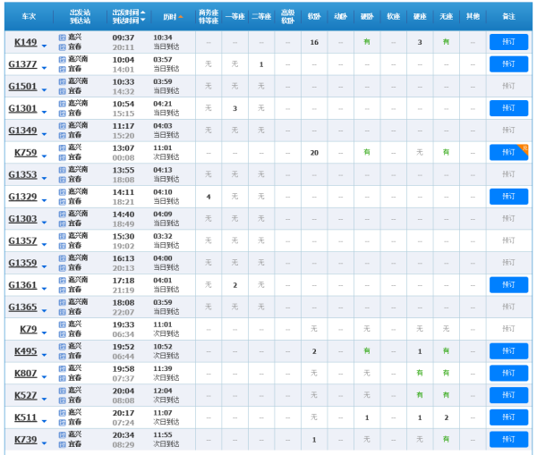 K485次列车最新时刻表详解